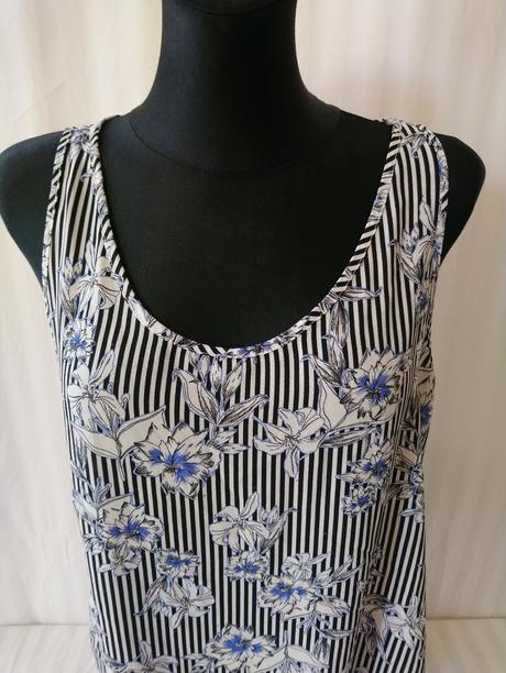 Dámsky pásikavý top so vzorom, primark, primark,xl