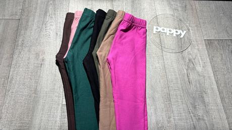 Zateplené legínky s vysokým pásom, 86 - 146