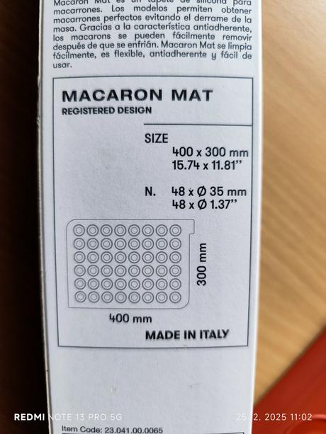 Silikónová forma na makrónky,