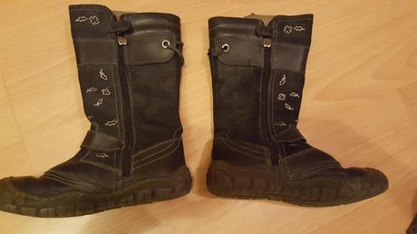 Kožené čižmičky č.32, 32