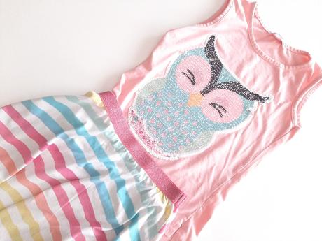 Dievčenske triko so sovou, 140