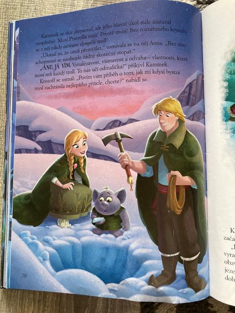 Ľadové kráľovstvo - polárna žiara zlatá kniha, 