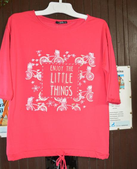 Dámske tričko s kvetom, 38 - xl