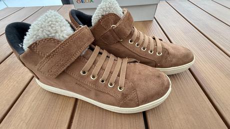 Kožené sneakersy geox respira 25cm, geox,38