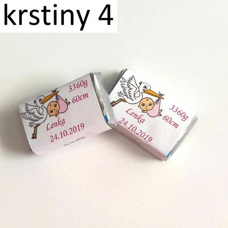 Miničokoládky na krstiny/narodeniny, 