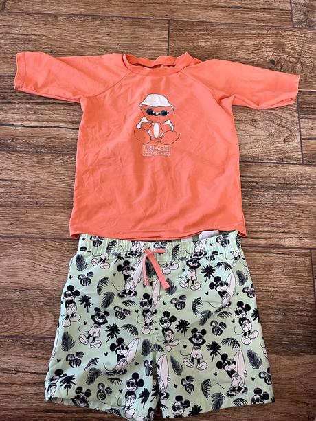 Plavky a tričko grátis, h&m,92