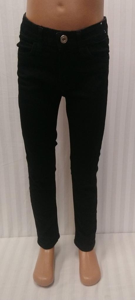 Dievčenské čierne skinny, denim, 116-122 cm, denim,122