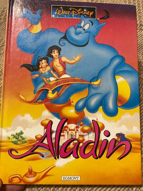 Krásna zberateľská kniha walt disney aladin, 