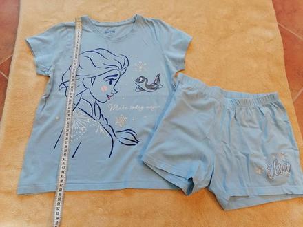 Letné pyžamko frozen, veľ. 134/140, disney,134