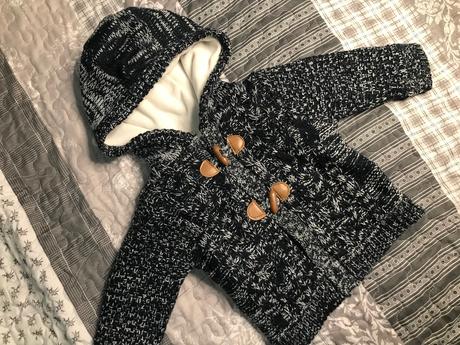 Zateplený melírovaný svetrík, topomini,68