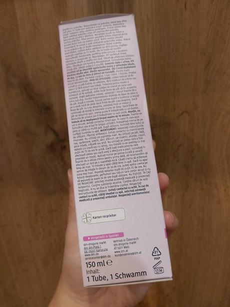 Sprchovací depilačný krém.,