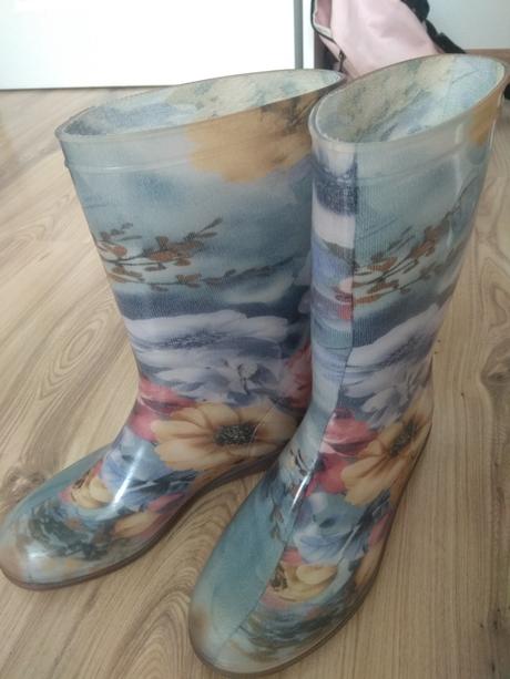 Dievčenské kvetinové gumáky, 36