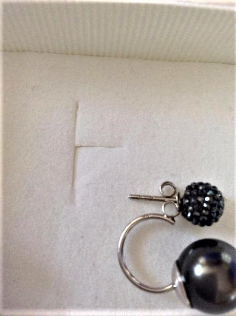 Luxusné náušnice tahitská perla,