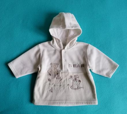 Fleesová mikinka s kapucňou veľ. 63-68, 68