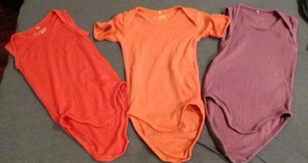 Farebné bodynka pre dievčatko-86/92/98, 92