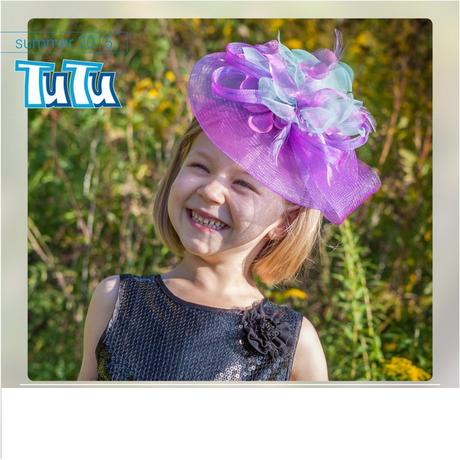 Jedinečný elegantný fascinátor pre mladú dámu tutu, 