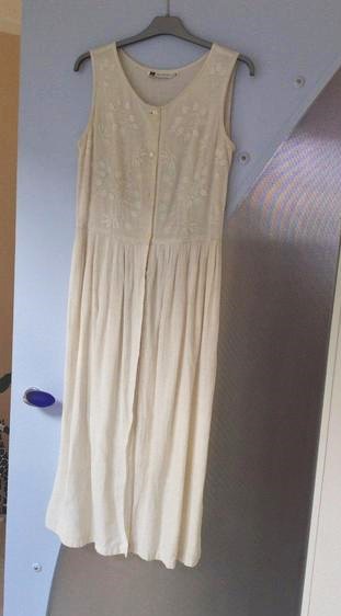 Luxusné ľanové šaty, l