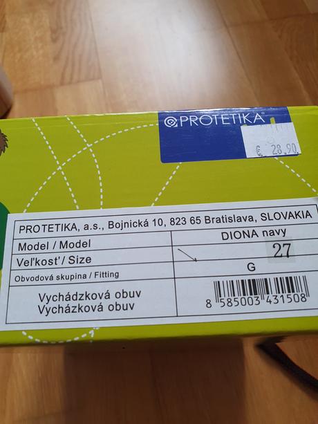 Sandalky protetika, diona navy, 27, protetika,27