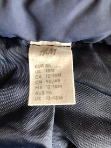 Prechodná bundička, h&m,86