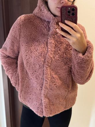 Dámsky kožúšok ružový, tally weijl,m