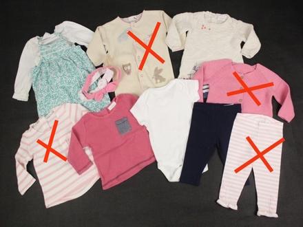 3-6 mes. jarný balík dievčenského oblečenia next a, 68–80