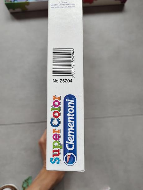 Clementoni puzzle frozen, super color, 