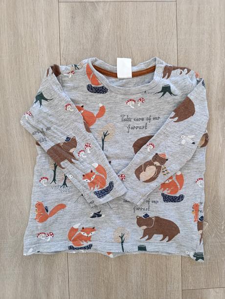 H&m tričko les, h&m,80