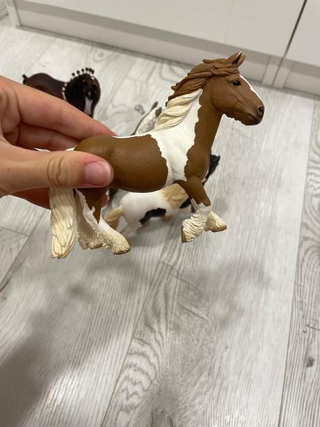 Schleich ťažné kone, 