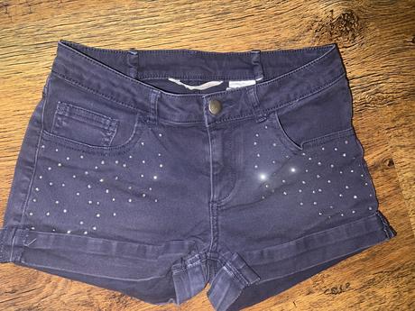 Kraťasy s kamienkami, h&m,158