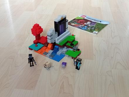 21172 lego minecraft zničený portál,