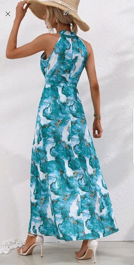 Šaty dlhé vzorované poštovné zadarmo, l / m / s / xl