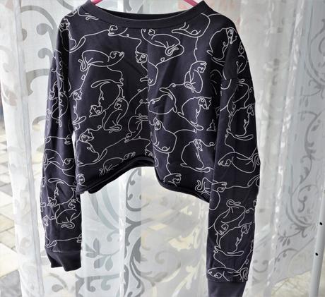 Crop mikina-146/152, 146