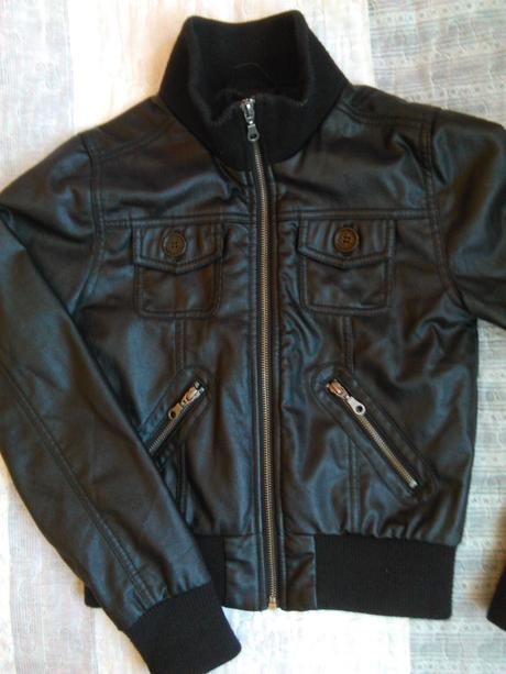 Koženková bunda, kappahl,152