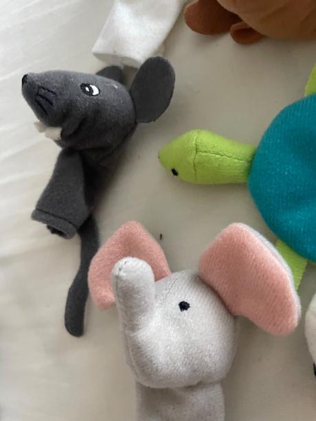 Látkové zvieratká na prsty,