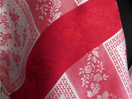 Austria look trachten hodvabna šatka ku kroju, l