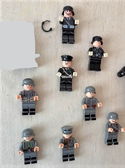 Vojaci z 2, svetovej vony-nemecka armada 8 ks,