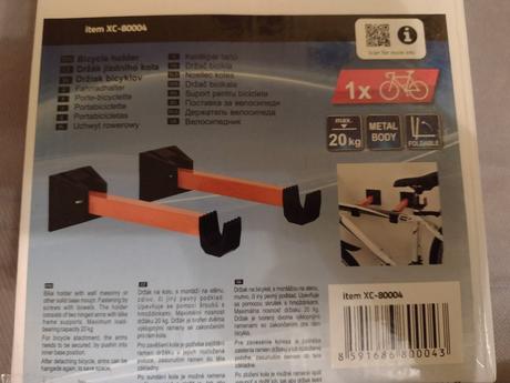 Nástenný držiak na bicykel, 