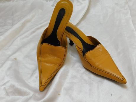 Claudina chic luxusne kožene šlapky, 36