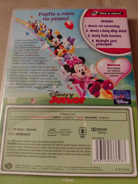 Dvd disney - mame radi minnie,