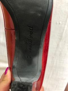 Červené lakované lodičky, 38