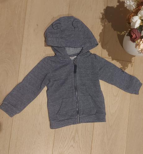 Melírovaná stredne hruba mikinka- super stav, f&f,86