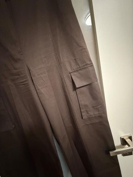 Široké čoko nohavice, reserved,l