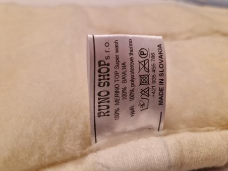 Merino vložka vlnienka do autosedačky, 