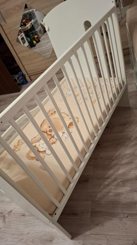 Postieľka 3v1, so spúšťacou bočnicou, vyberateľným, 