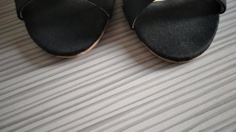 Čierne sandále, 38