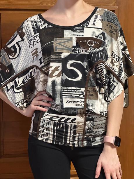 Dámske vzorované tričko, s