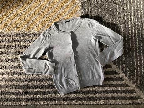 Sivý svetrík 146/152, takko,146