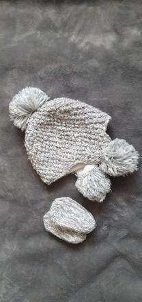 Čiapka s rukavičkami, next,68