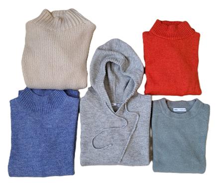 5x dámsky sveter, zara, f&f, veľ. m, m