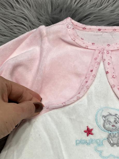 Dievčenský overal s mačičkou, 68